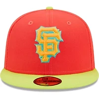 MLB Red/Neon San Francisco Giants Lava Highlighter Combo 59FIFTY Fitted Hat