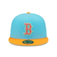 Boston Red Sox MLB Blue/Orange Vice Highlighter 59FIFTY Fitted Hat