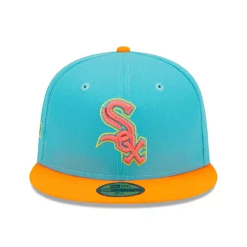 Chicago White Sox MLB Blue/Orange Vice Highlighter 59FIFTY Fitted Hat