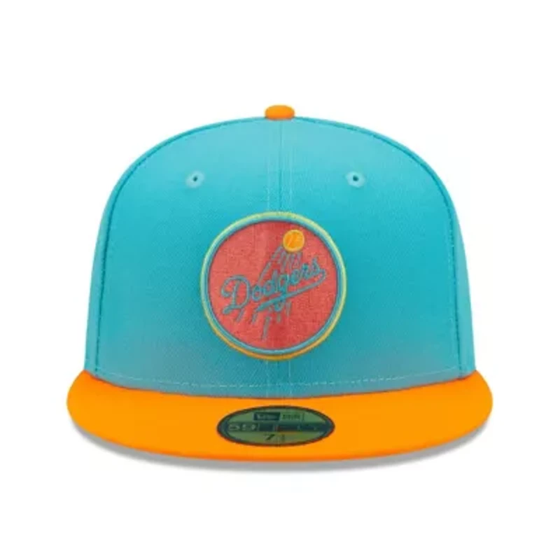 MLB Blue/Orange Los Angeles Dodgers Vice Highlighter 59FIFTY Fitted Hat