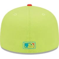 MLB Green/Red Los Angeles Dodgers Cyber Highlighter 59FIFTY Fitted Hat
