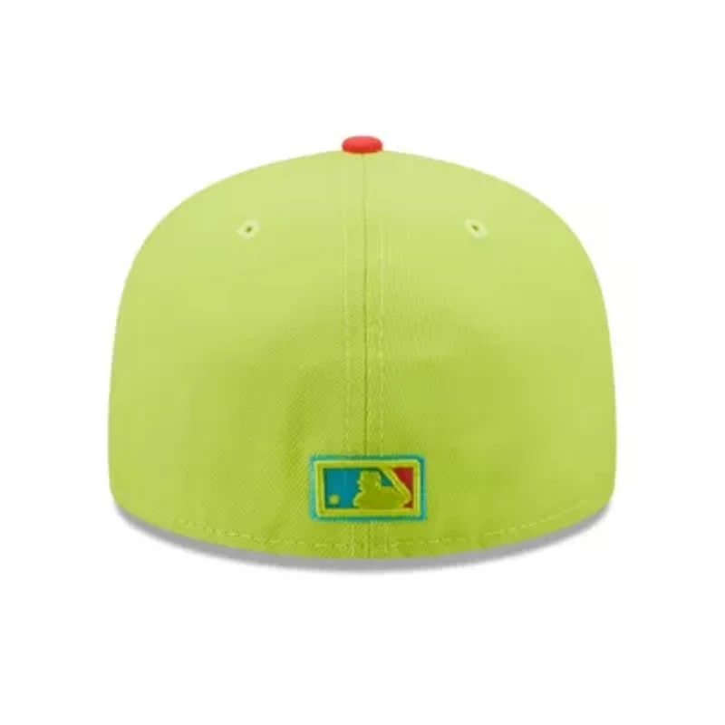MLB Green/Red Los Angeles Dodgers Cyber Highlighter 59FIFTY Fitted Hat