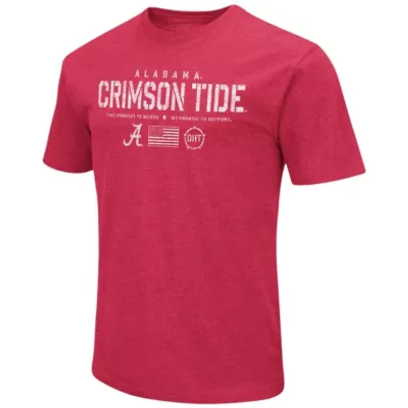 Alabama Crimson Tide NCAA OHT Military Appreciation Flag 2.0 T-Shirt