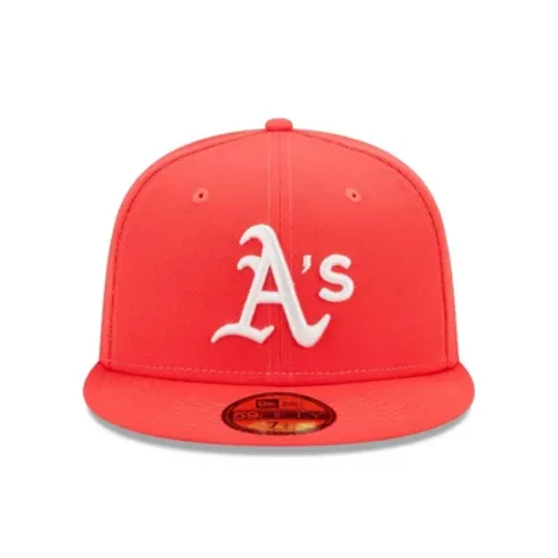 Oakland Athletics MLB Lava Highlighter Logo 59FIFTY Fitted Hat