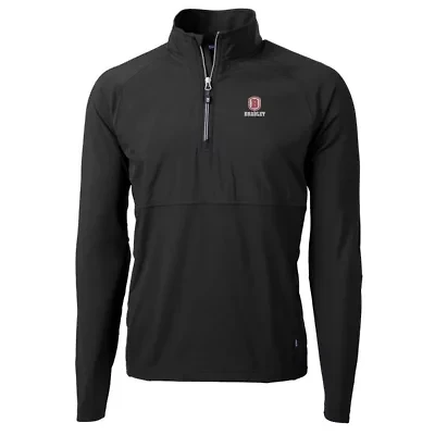 NCAA Bradley Braves Adapt Eco Knit Hybrid Recycled Quarter-Zip Pullover Top