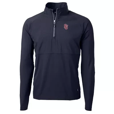 St. John's Red Storm NCAA Adapt Eco Knit Hybrid Recycled Quarter-Zip Pullover Top