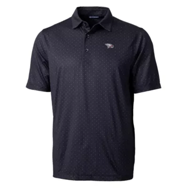 NC Central Eagles NCAA North Carolina Pike Double Dot Print Stretch Polo