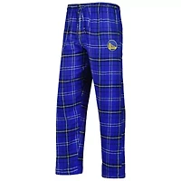 NBA Royal/Black Golden State Warriors Ultimate Plaid Flannel Pants