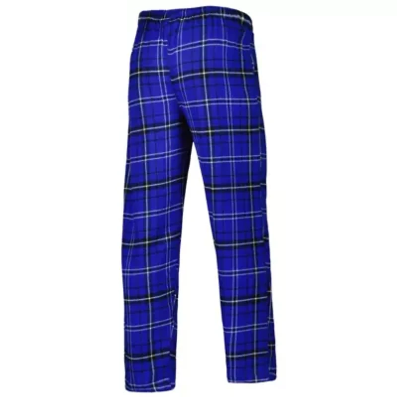 NBA Royal/Black Golden State Warriors Ultimate Plaid Flannel Pants