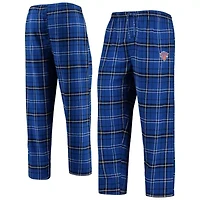 NBA Blue/Black New York Knicks Ultimate Plaid Flannel Pants