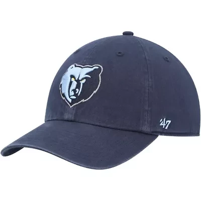 NBA Memphis Grizzlies Primary Logo Clean Up Adjustable Hat