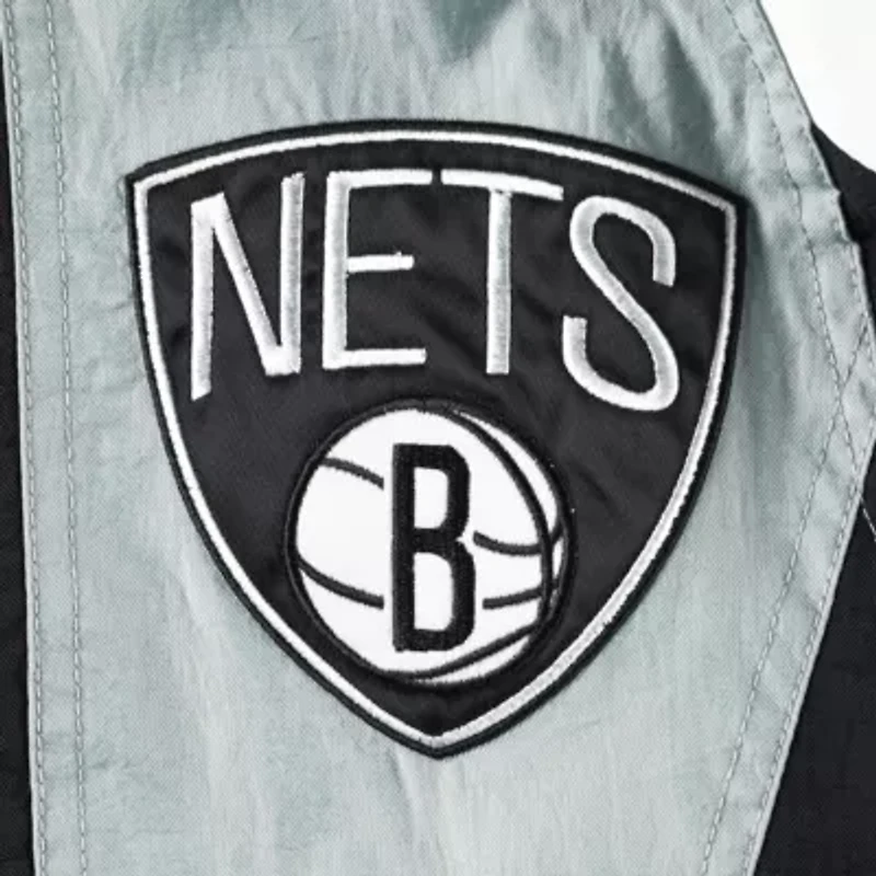 NBA Brooklyn Nets Body Check Raglan Hoodie Half-Zip Jacket