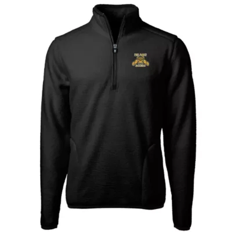 NC A&T Aggies NCAA North Carolina Big & Tall Cascade Eco Sherpa Fleece Quarter-Zip Jacket