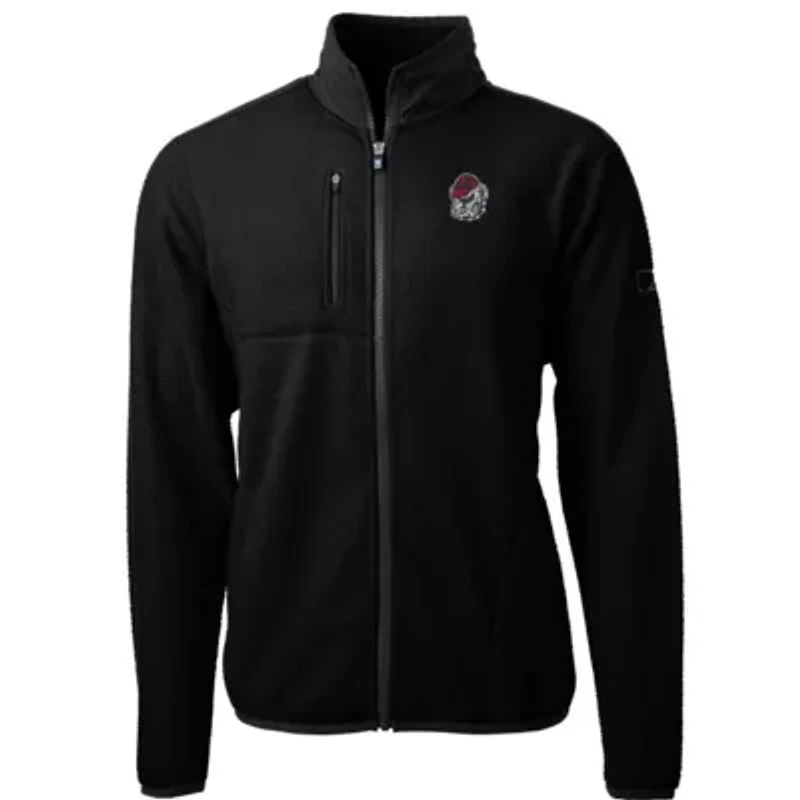 NCAA Georgia Bulldogs Big & Tall Cascade Eco Sherpa Fleece Full-Zip Jacket