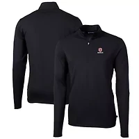 NCAA Bradley Braves Big & Tall Virtue Eco Pique Recycled Quarter-Zip Pullover Top