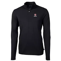NCAA Bradley Braves Big & Tall Virtue Eco Pique Recycled Quarter-Zip Pullover Top