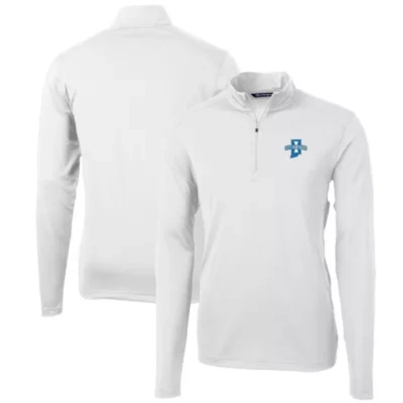 NCAA Indiana State Sycamores Big & Tall Virtue Eco Pique Recycled Quarter-Zip Pullover Top