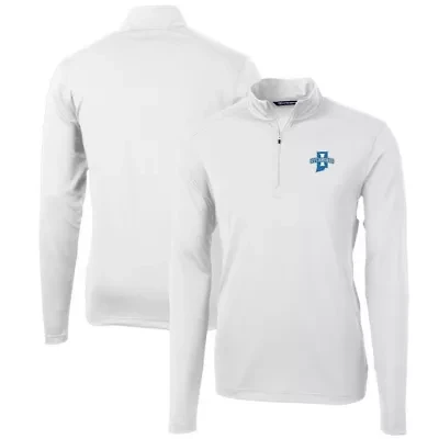 NCAA Indiana State Sycamores Big & Tall Virtue Eco Pique Recycled Quarter-Zip Pullover Top