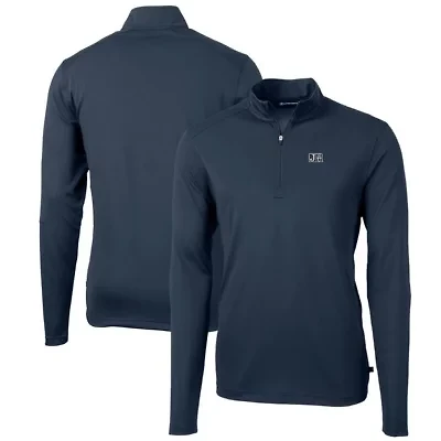 NCAA Jackson State Tigers Big & Tall Virtue Eco Pique Recycled Quarter-Zip Pullover Top