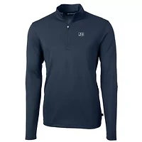 NCAA Jackson State Tigers Big & Tall Virtue Eco Pique Recycled Quarter-Zip Pullover Top