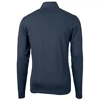 NCAA Michigan Wolverines Big & Tall Virtue Eco Pique Recycled Quarter-Zip Pullover Top