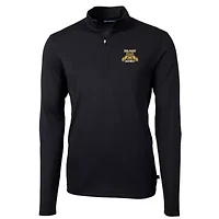 NC A&T Aggies NCAA North Carolina Big & Tall Virtue Eco Pique Recycled Quarter-Zip Pullover Top