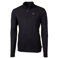 NCAA Wake Forest Demon Deacons Big & Tall Virtue Eco Pique Recycled Quarter-Zip Pullover Top