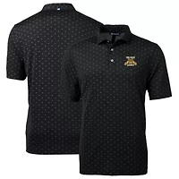 NC A&T Aggies NCAA North Carolina Big & Tall Virtue Eco Pique Tile Print Recycled Polo