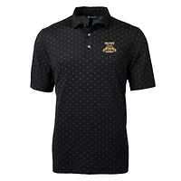 NC A&T Aggies NCAA North Carolina Big & Tall Virtue Eco Pique Tile Print Recycled Polo