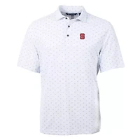 NCAA NC State Wolfpack Big & Tall Virtue Eco Pique Tile Print Recycled Polo