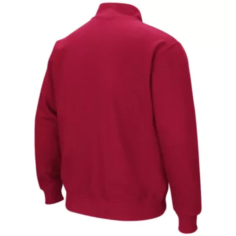 NCAA Arkansas Razorbacks Big & Tall Tortugas Logo Quarter-Zip Sweatshirt