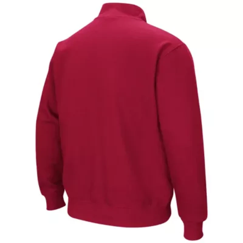 NCAA Indiana Hoosiers Big & Tall Tortugas Logo Quarter-Zip Sweatshirt