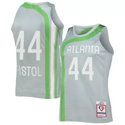 NBA Pete Maravich Atlanta Hawks 75th Anniversary 1971/72 Hardwood Classics Swingman Jersey