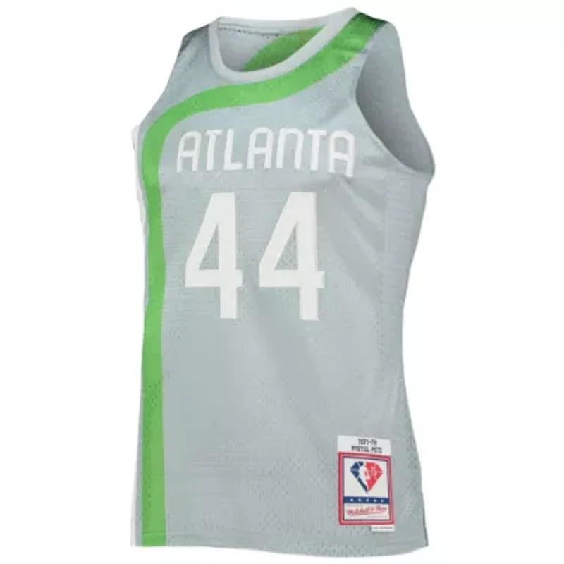 NBA Pete Maravich Atlanta Hawks 75th Anniversary 1971/72 Hardwood Classics Swingman Jersey