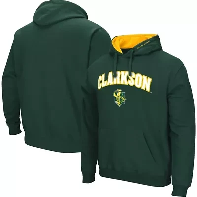 NCAA Clarkson Golden Knights Arch & Logo 3.0 Pullover Hoodie