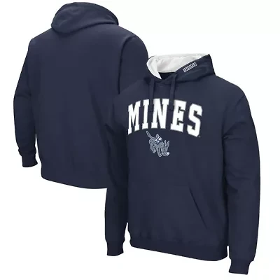 NCAA Colorado School of Mines Orediggers Arch & Logo 3.0 Pullover Hoodie