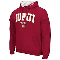 IU Indianapolis NCAA IUPUI Jaguars Arch & Logo 3.0 Pullover Hoodie