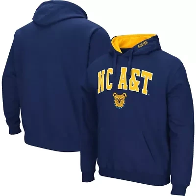 NC A&T Aggies NCAA North Carolina Arch & Logo 3.0 Pullover Hoodie