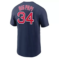 Boston Red Sox MLB Nike David Ortiz Name & Number Wordmark T-Shirt