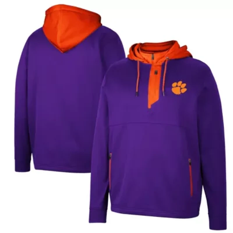 NCAA Clemson Tigers Luge 3.0 Quarter-Zip Hoodie