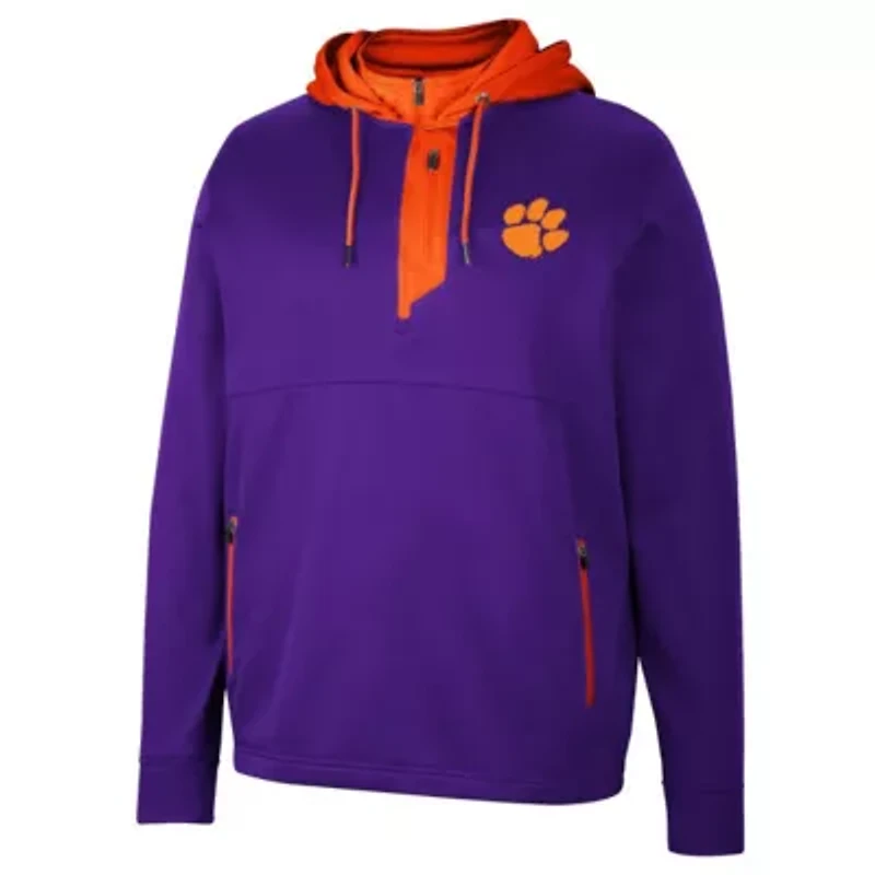NCAA Clemson Tigers Luge 3.0 Quarter-Zip Hoodie