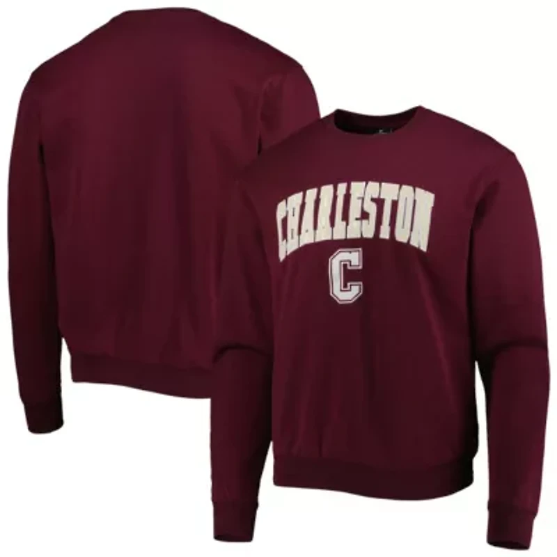 NCAA Charleston Cougars Arch Over Logo Pullover Sweatshirt