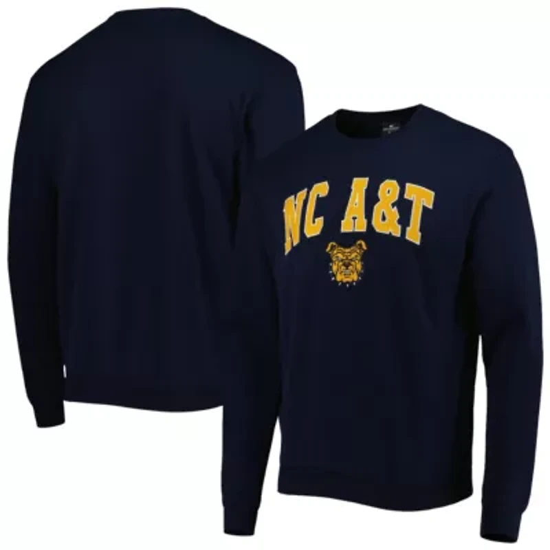 NC A&T Aggies NCAA North Carolina Arch Over Logo Pullover Sweatshirt