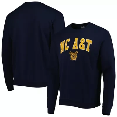NC A&T Aggies NCAA North Carolina Arch Over Logo Pullover Sweatshirt