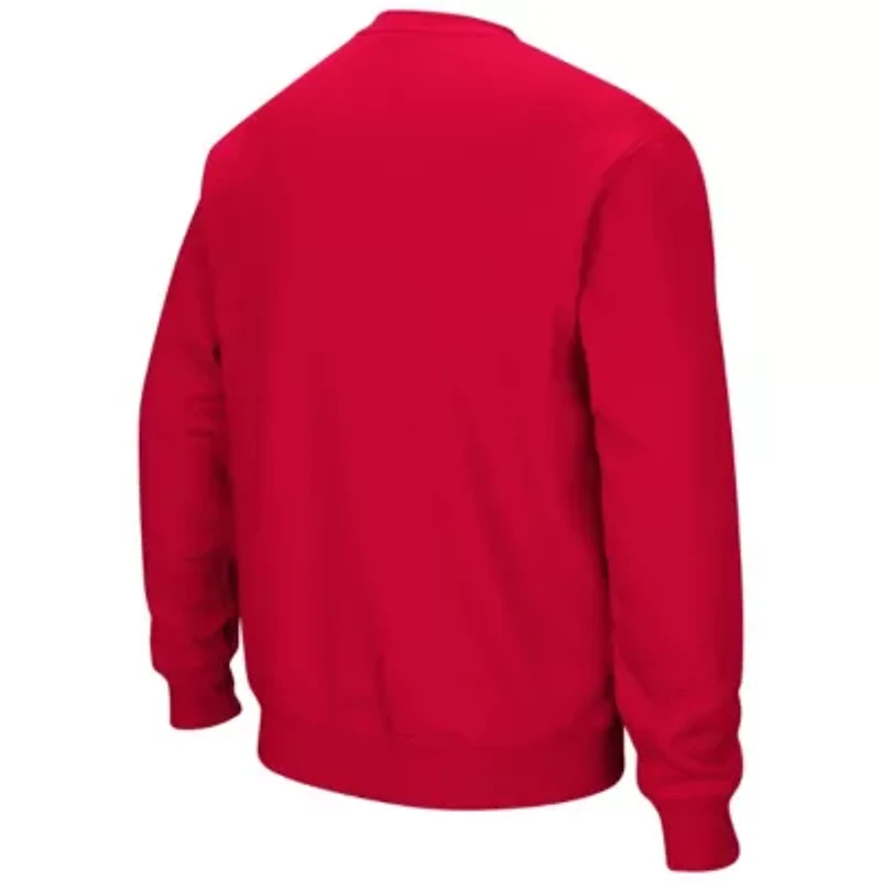 NCAA Worcester Polytechnic Institute Engineers Arch Over Logo Pullover Sweatshirt