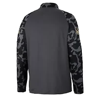 NCAA San Diego Toreros OHT Military Appreciation Long Range Raglan Quarter-Zip Jacket