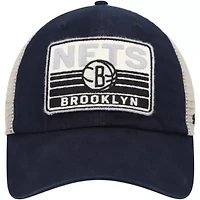 NBA Black/Natural Brooklyn Nets Four Stroke Clean Up Snapback Hat