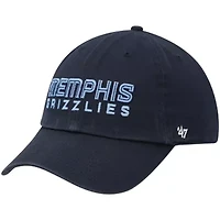 NBA Memphis Grizzlies Clean Up Wordmark Adjustable Hat