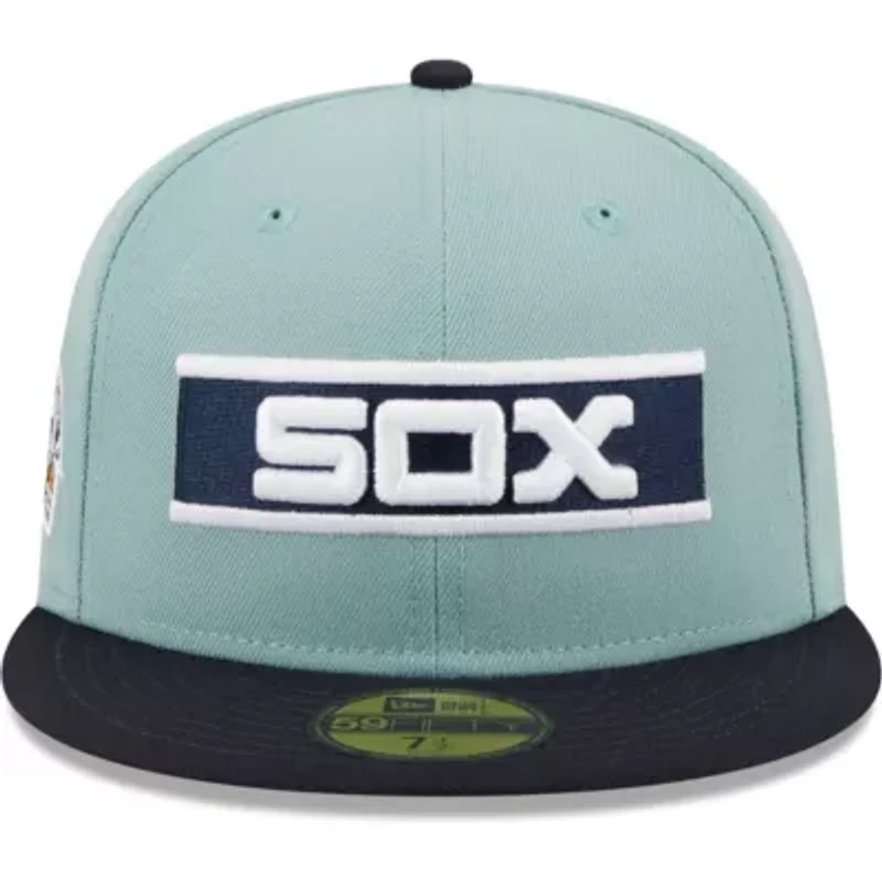 Chicago White Sox MLB Light Blue/Navy Beach Kiss 59FIFTY Fitted Hat