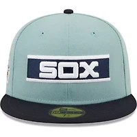 Chicago White Sox MLB Light Blue/Navy Beach Kiss 59FIFTY Fitted Hat